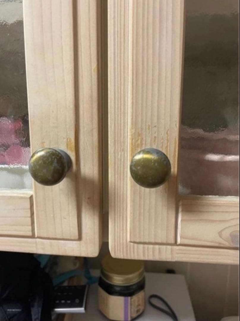 ナチュラルウッド 食器棚 カントリー風