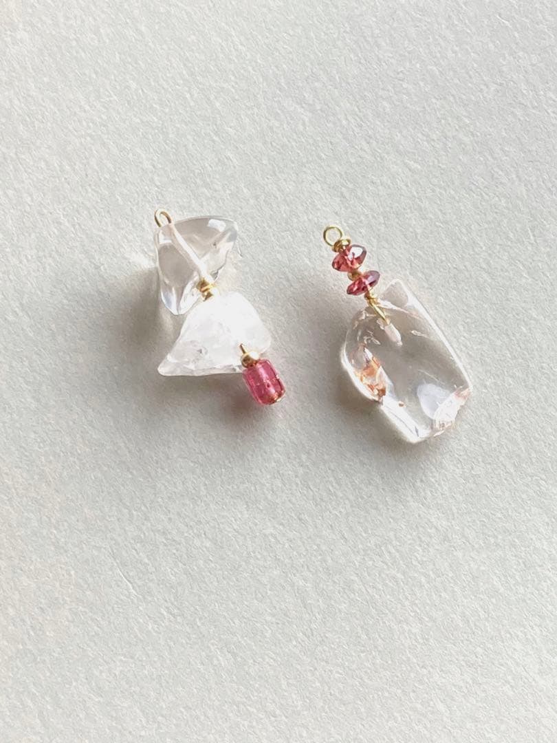 no.309 モザンビークガーネットとラフなエピドート　一点物