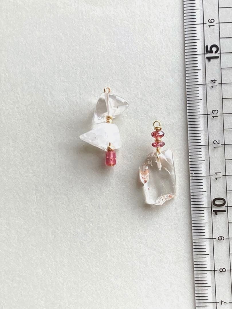 no.309 モザンビークガーネットとラフなエピドート　一点物