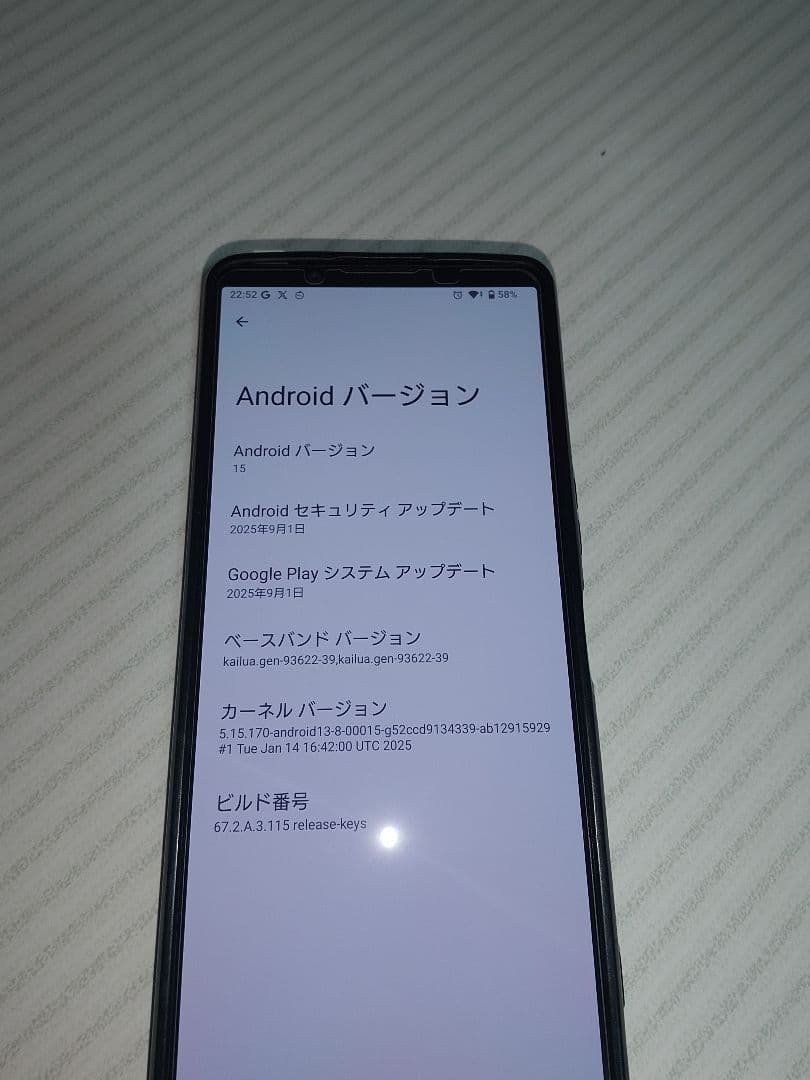 Xperia 1 V SIMフリー 容量512GB メモリ16GB