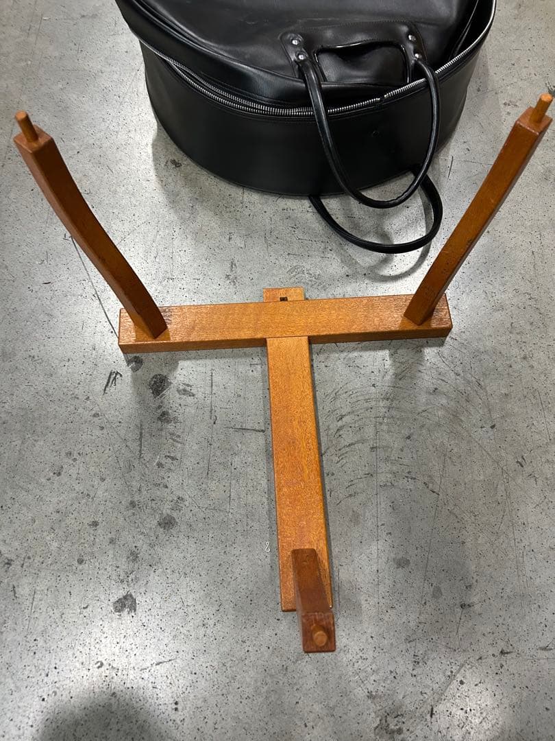 EF）平太鼓 和太鼓 平胴 本革 バチ 固定台 セット