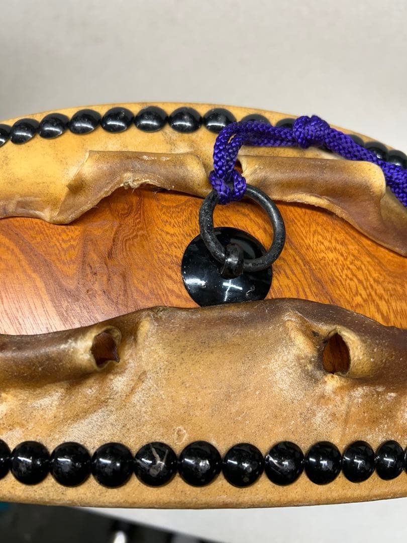 EF）平太鼓 和太鼓 平胴 本革 バチ 固定台 セット