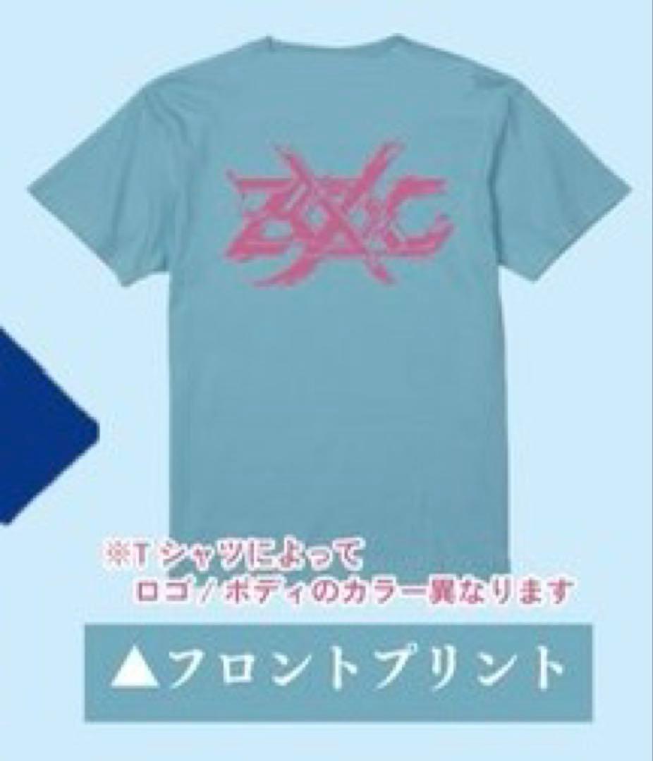 【美品】戦慄かなの ZOCX XL family name Tシャツ 水色