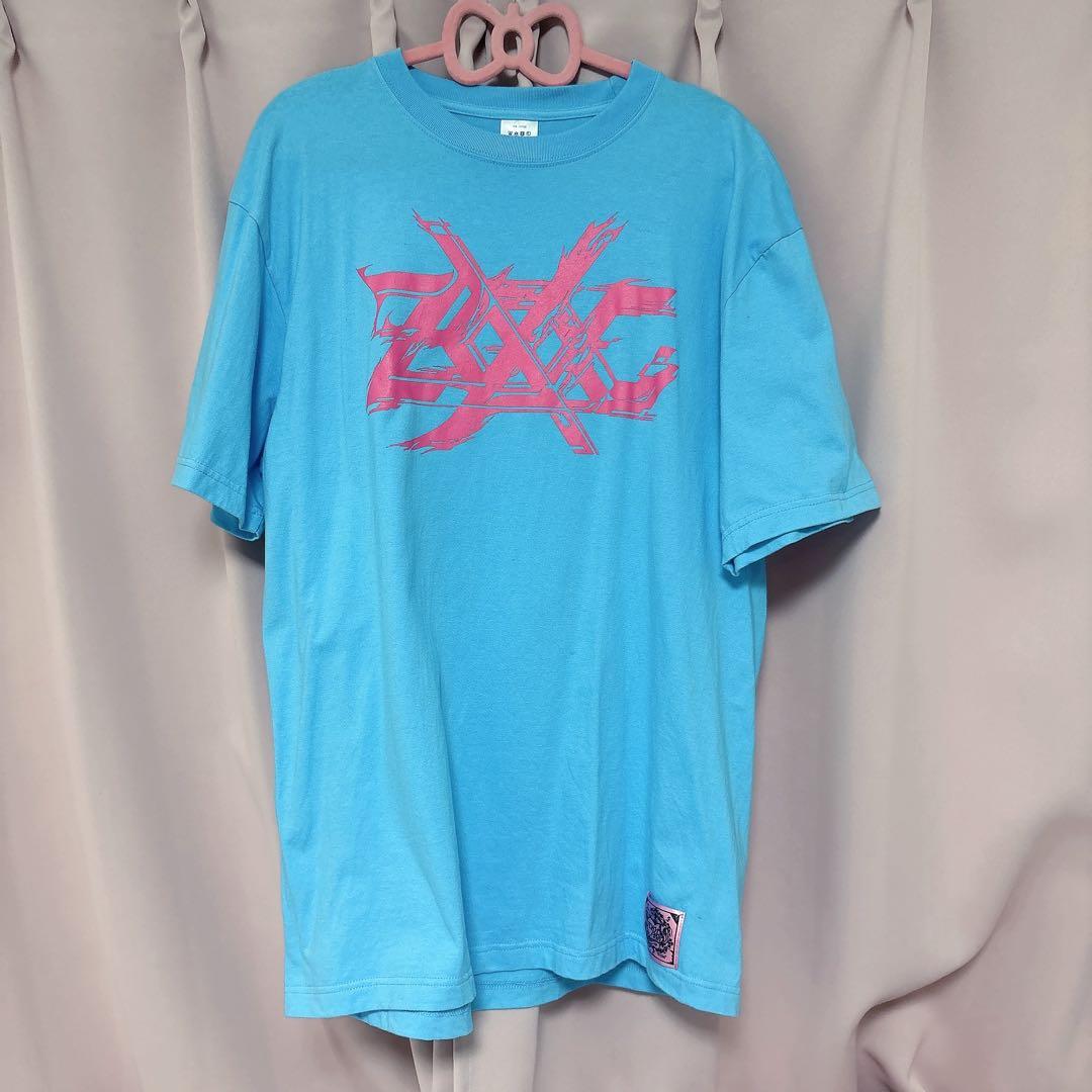 【美品】戦慄かなの ZOCX XL family name Tシャツ 水色