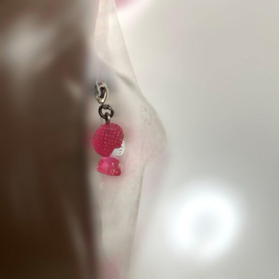 神奈川限定　ご当地キティ　ファスナーマスコット 鎌倉限定　大仏バージョン　ピンク