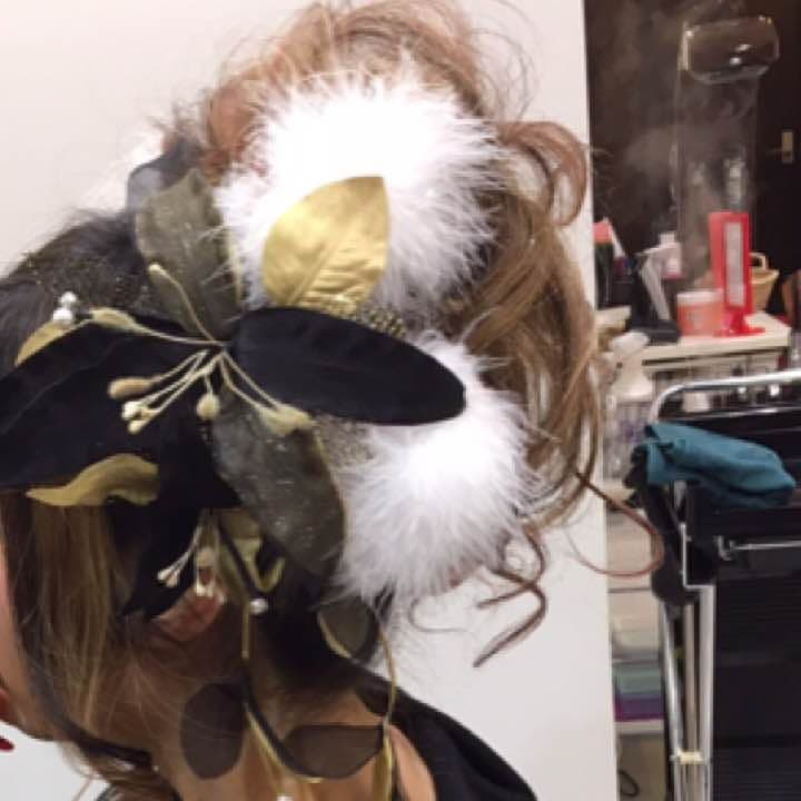 成人式 髪飾り 荒木さやか ageha ゴールド アゲハ