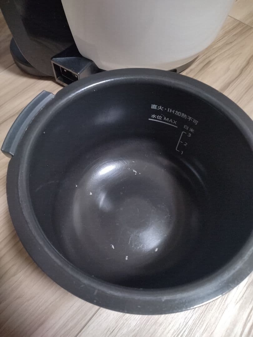 SHARP HEALSIO KN-HW10E-W 水なし自動調理鍋 1.0L