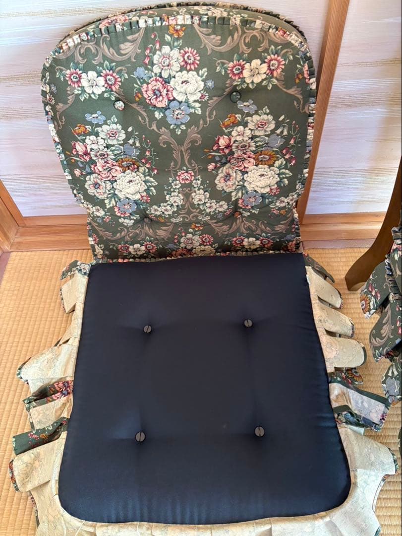 飛騨産業　穂高　椅子用クッション2個セット　ロング