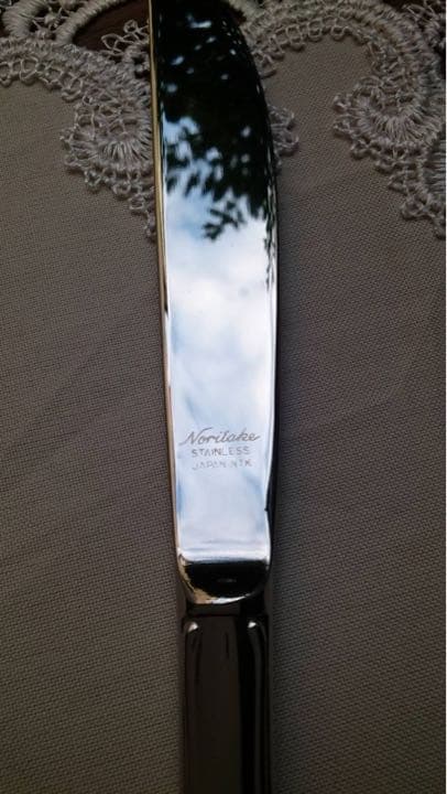 Noritake ノリタケ カトラリーテーブルナイフ モナカ柄