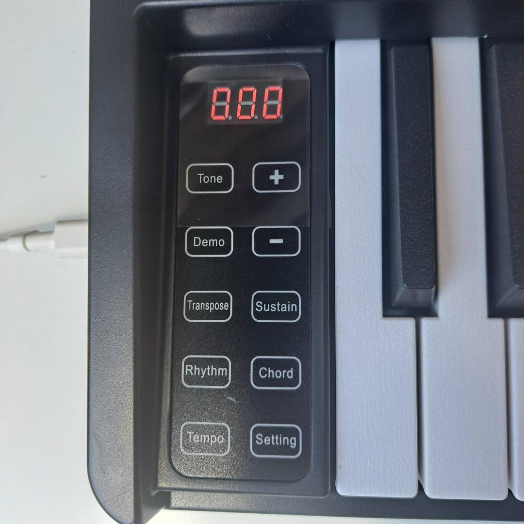 COSSAIN　折りたたみ電子ピアノ　６１鍵盤　ソフトケース付属