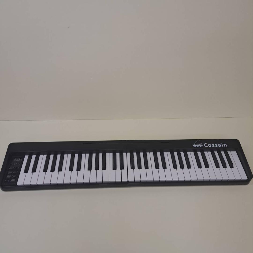 COSSAIN　折りたたみ電子ピアノ　６１鍵盤　ソフトケース付属