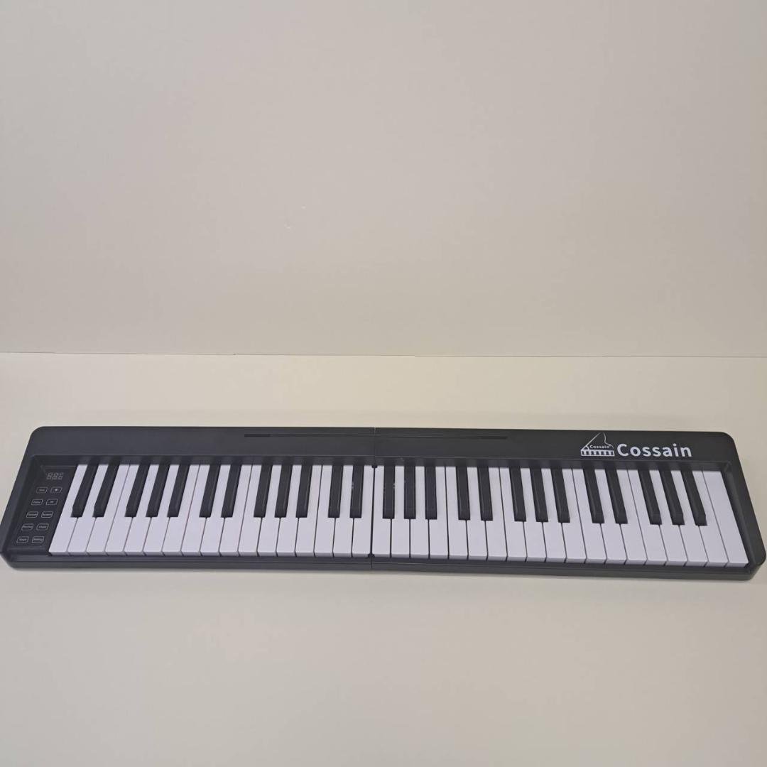 COSSAIN　折りたたみ電子ピアノ　６１鍵盤　ソフトケース付属