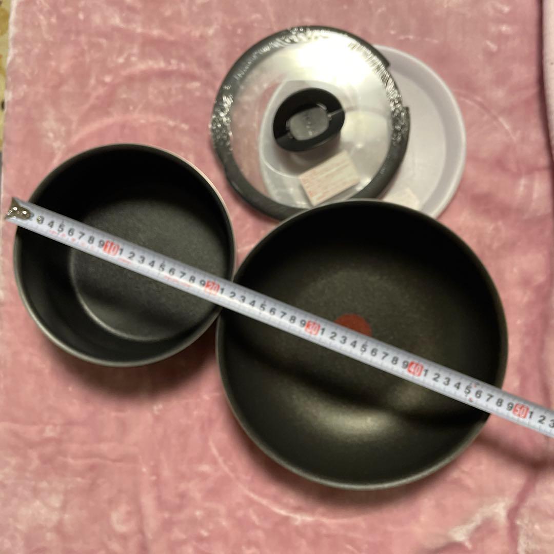 T-fal ソースパン20cm ガラス蓋とシールリッド ウォックパン　26cm