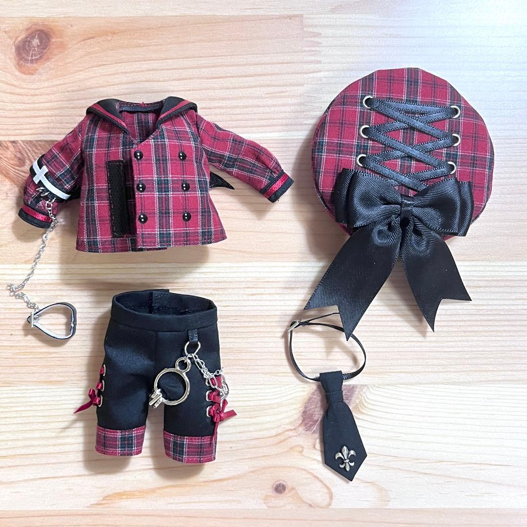 【セリアドール】小悪魔セーラーコーデ【ハーフパンツ】