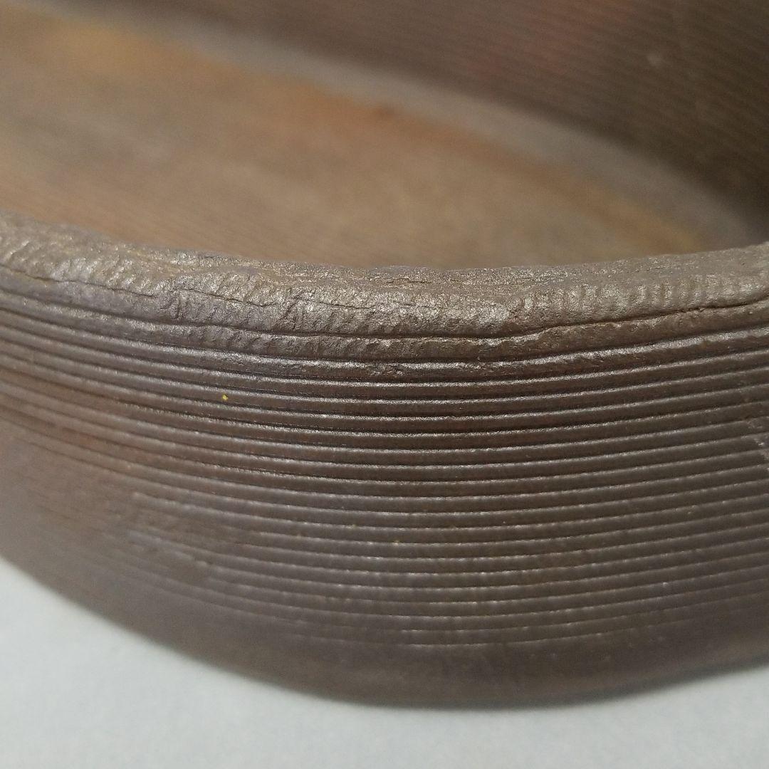 信楽焼 水盤  長形合わせ 直径４６cm