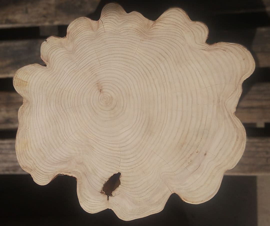 京都府深山産　天然ヒノキ　WAVES