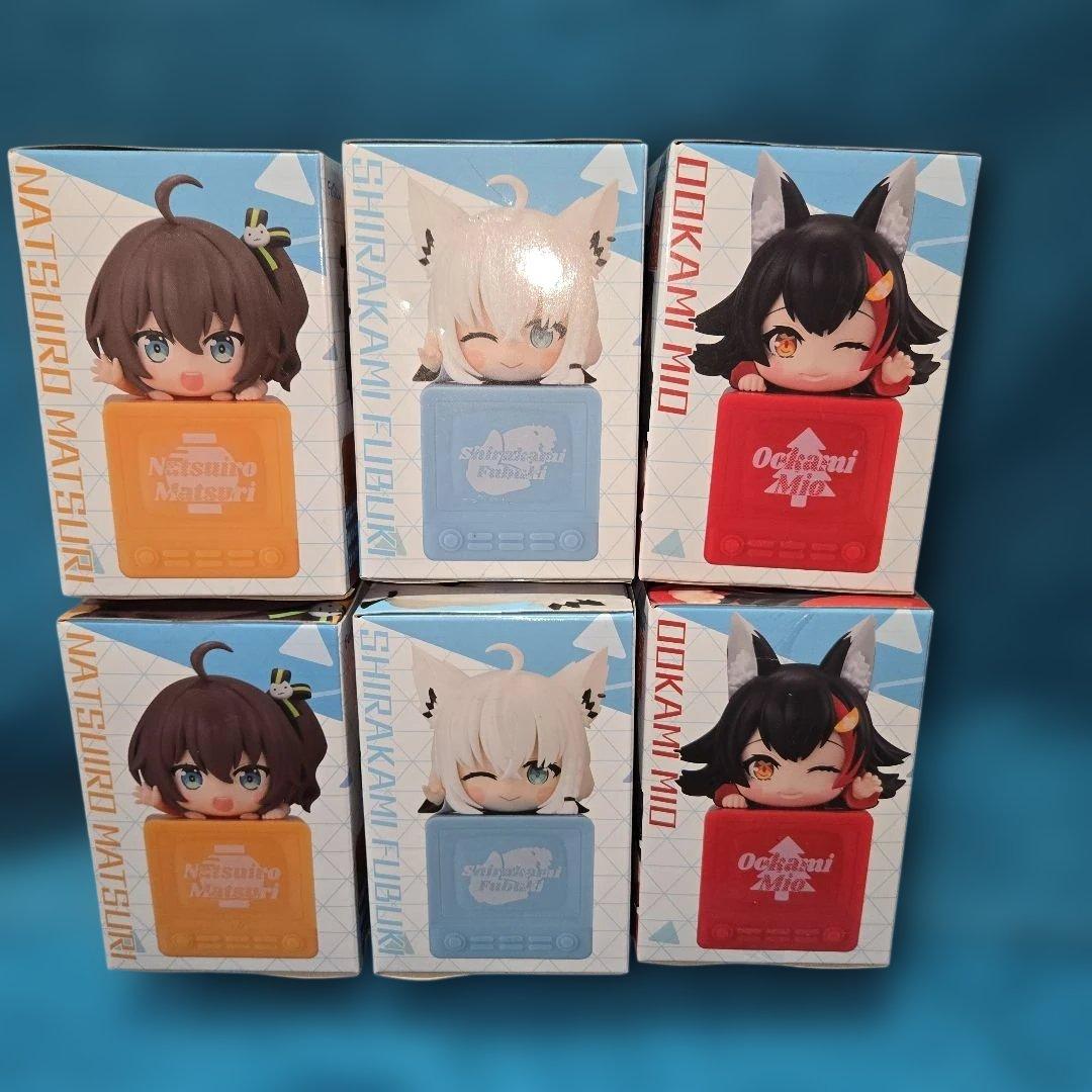 ホロライブ ひっかけフィギュア 白上フブキ 大神ミオ 夏色まつり 3種2セット