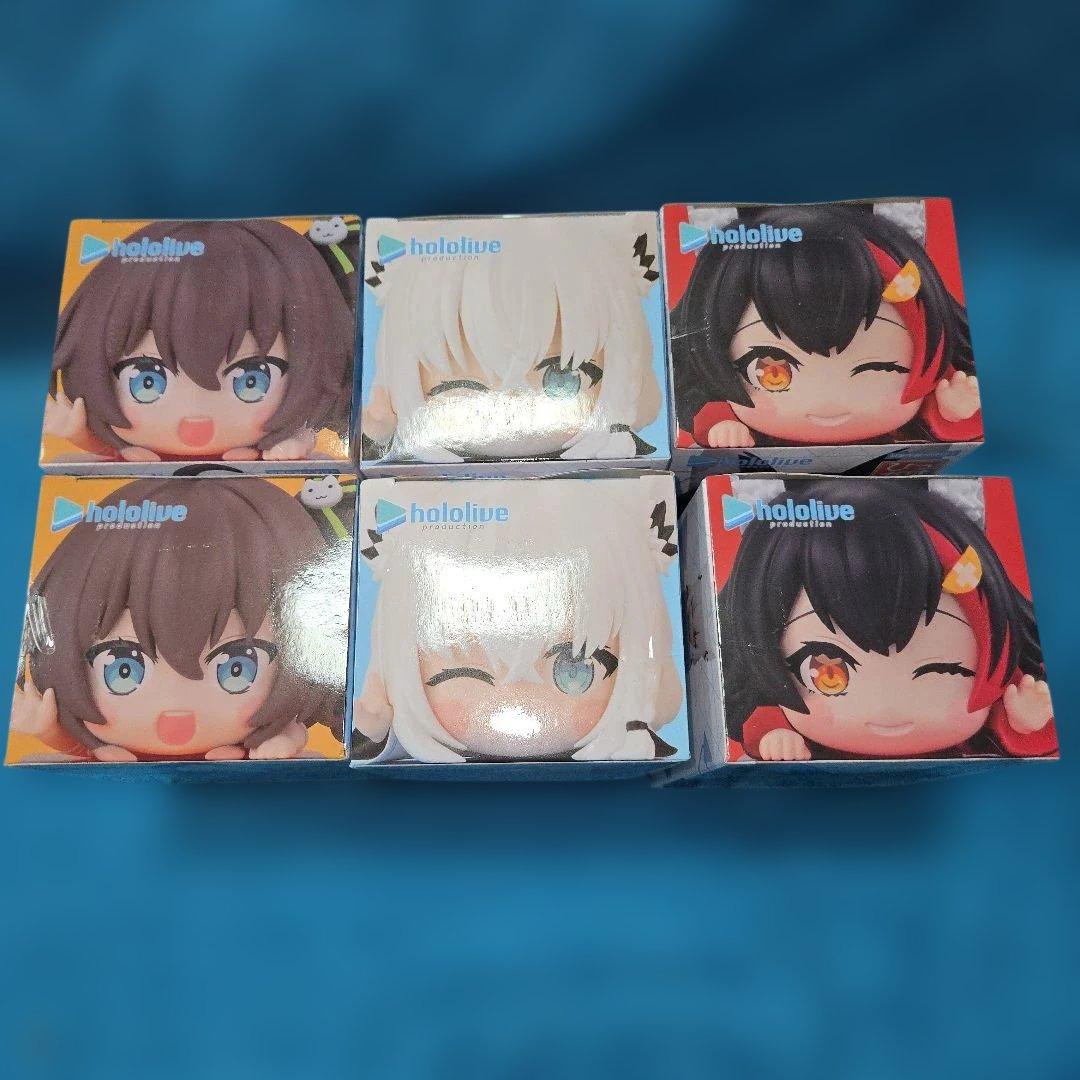 ホロライブ ひっかけフィギュア 白上フブキ 大神ミオ 夏色まつり 3種2セット