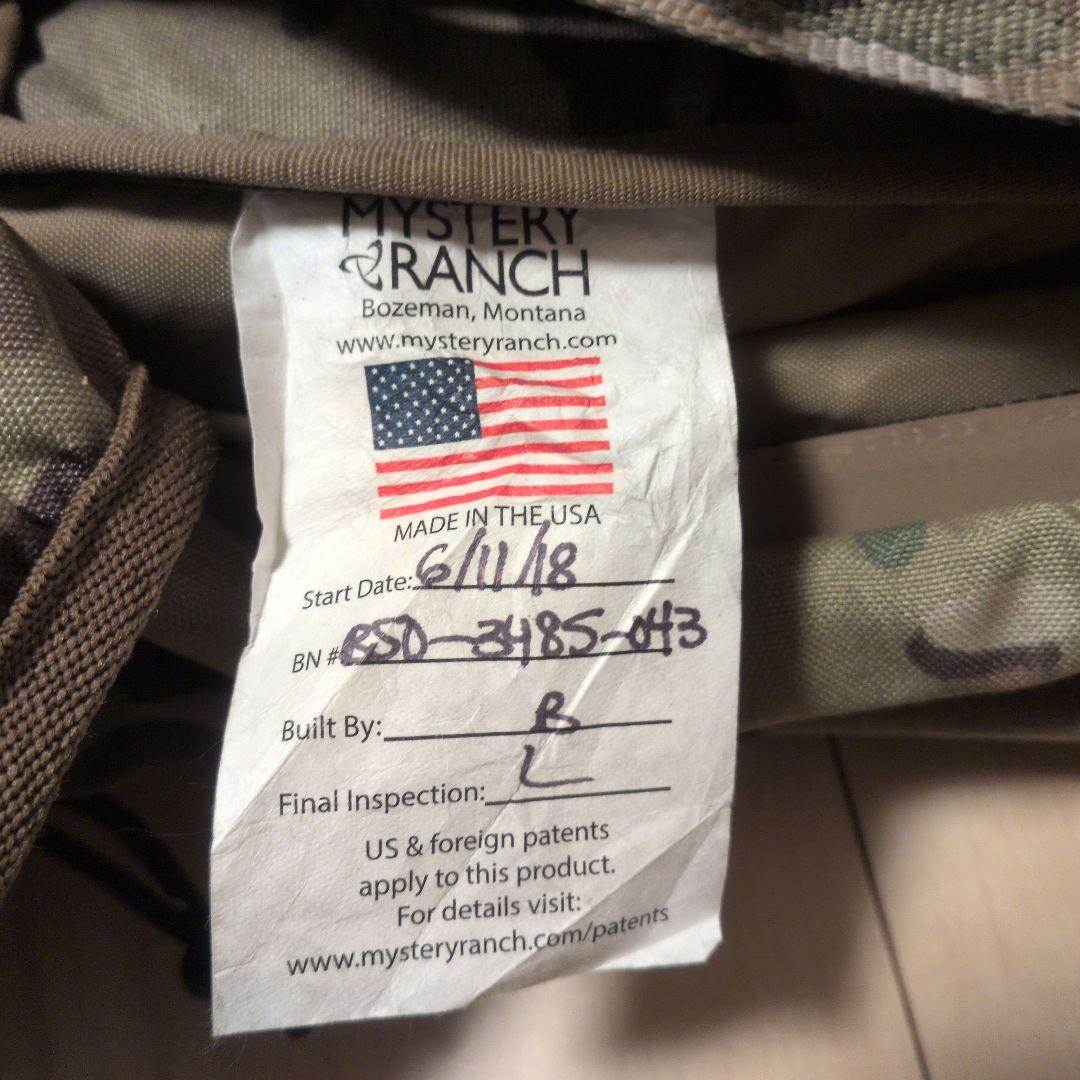 MYSTERY RANCH【ブラックジャック50】