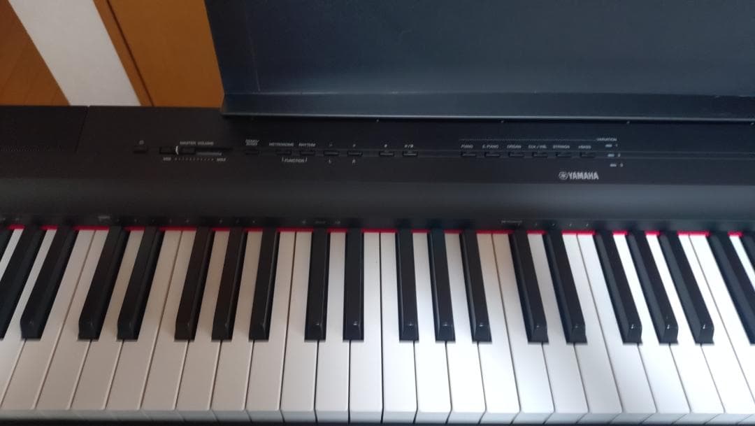 YAMAHA P-125 B Xスタンド・Xイス・ 電子ピアノ 88鍵盤 美品