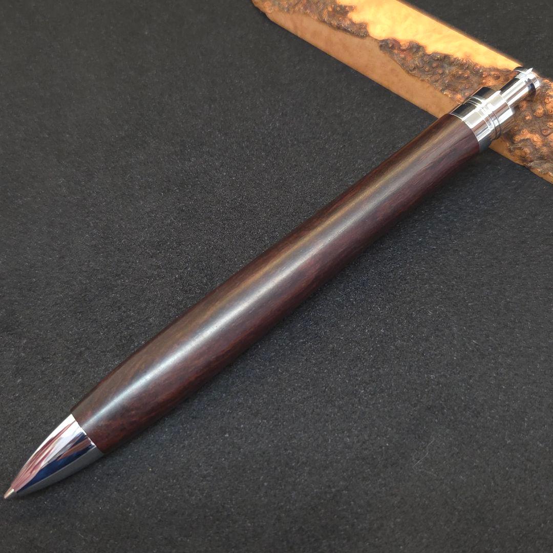 No.35ハンドメイド木軸シャーペンマダガスカルローズウッド