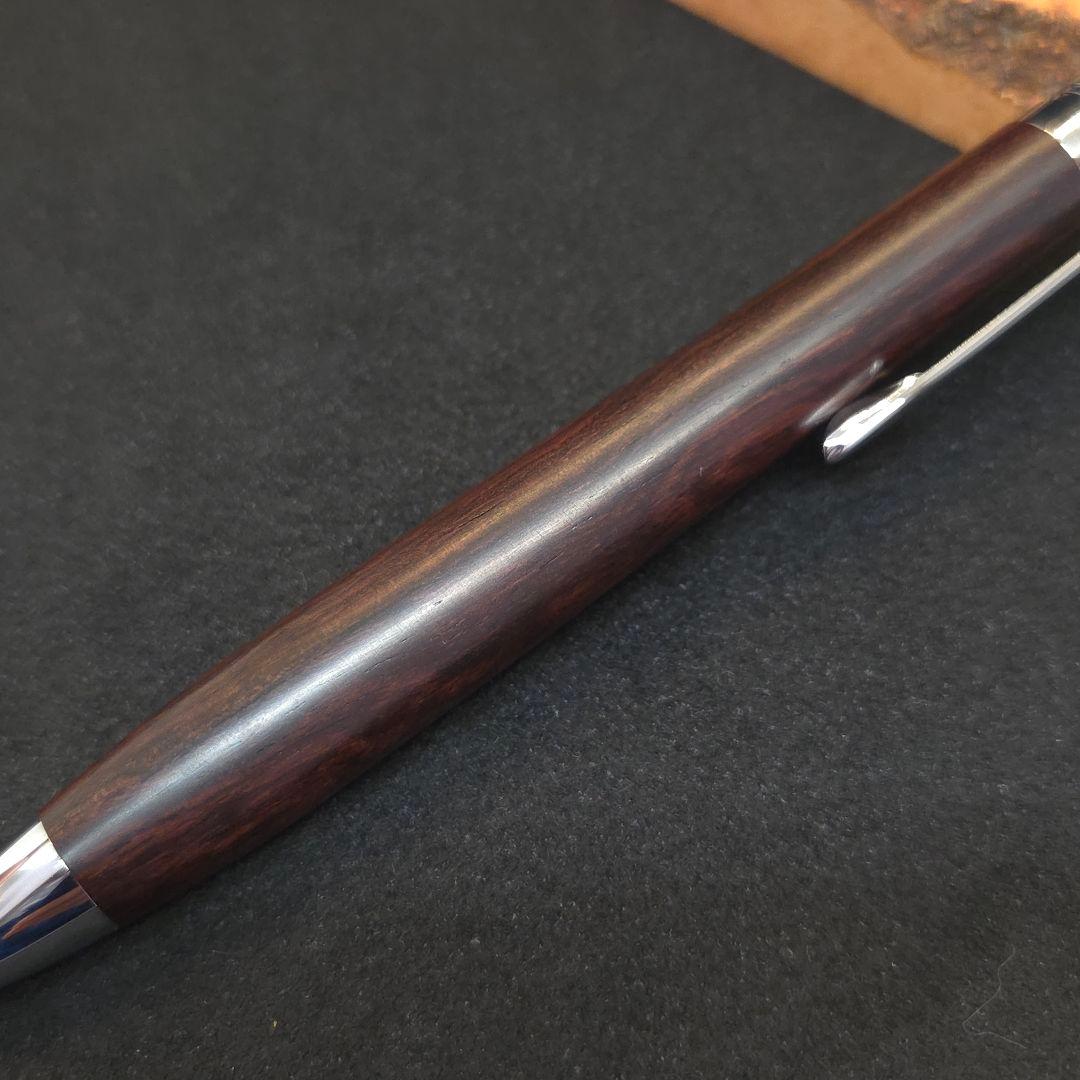 No.35ハンドメイド木軸シャーペンマダガスカルローズウッド