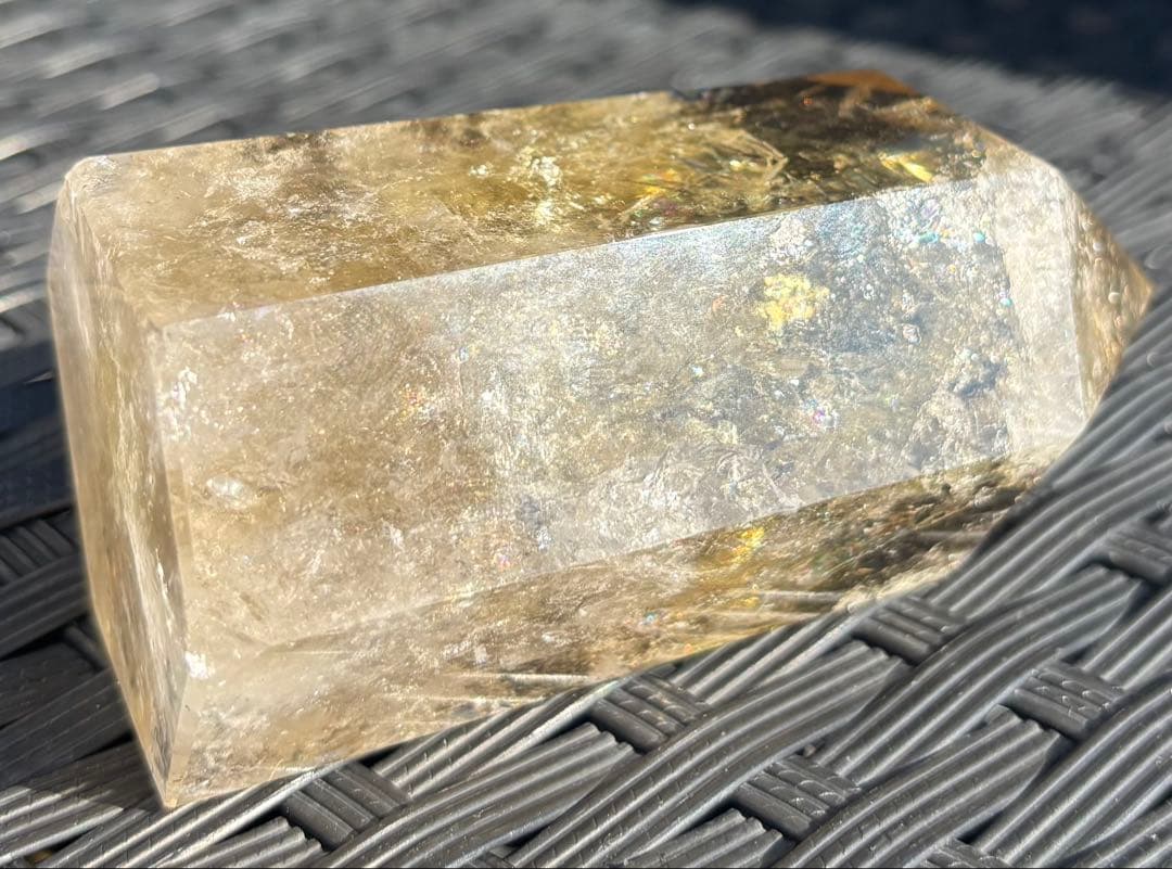 【天然石】爆虹　シトリン　タワー③