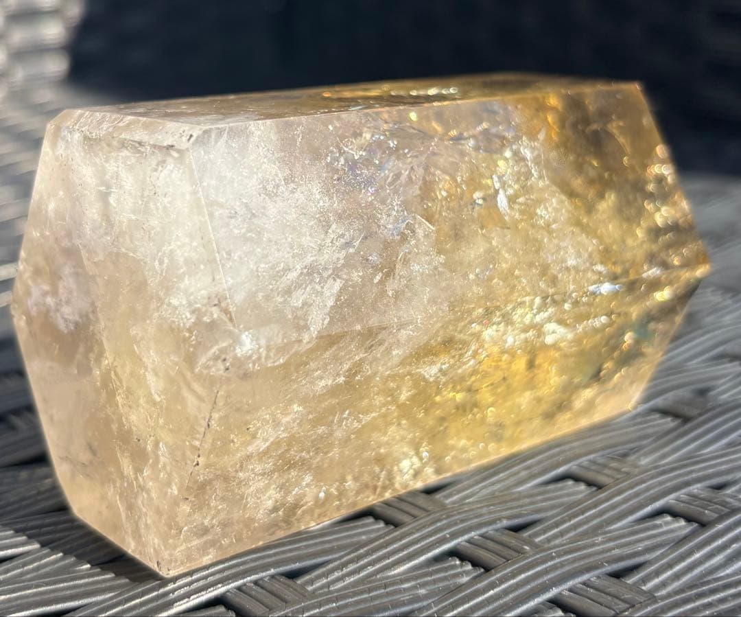 【天然石】爆虹　シトリン　タワー③