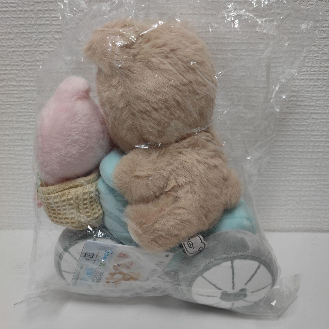 リラックマルシェ　マルシェノコイヌ　自転車　ぬいぐるみ