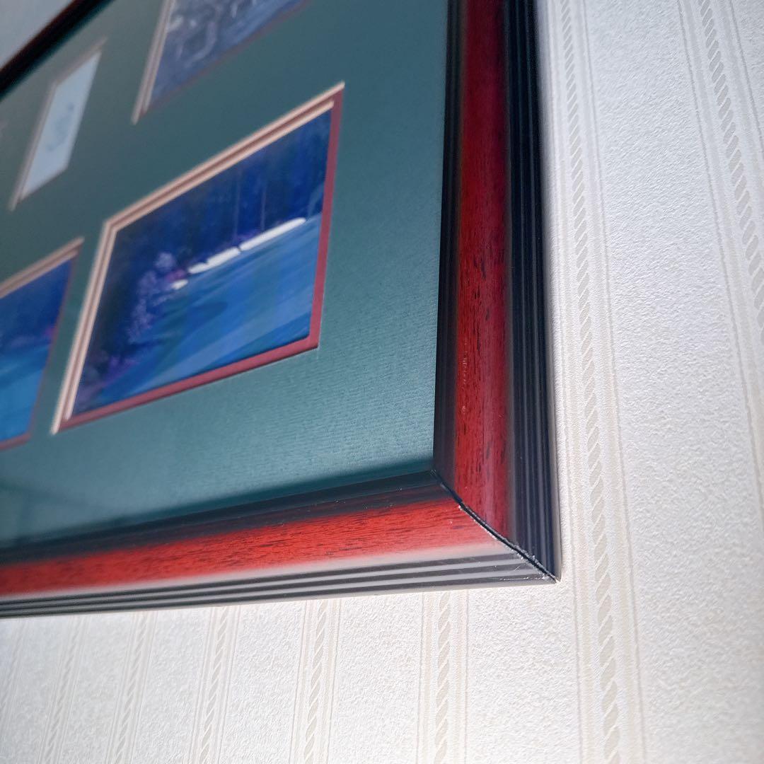 貴重 ゴルフ マスターズ Augusta 額付き絵画 アメリカ