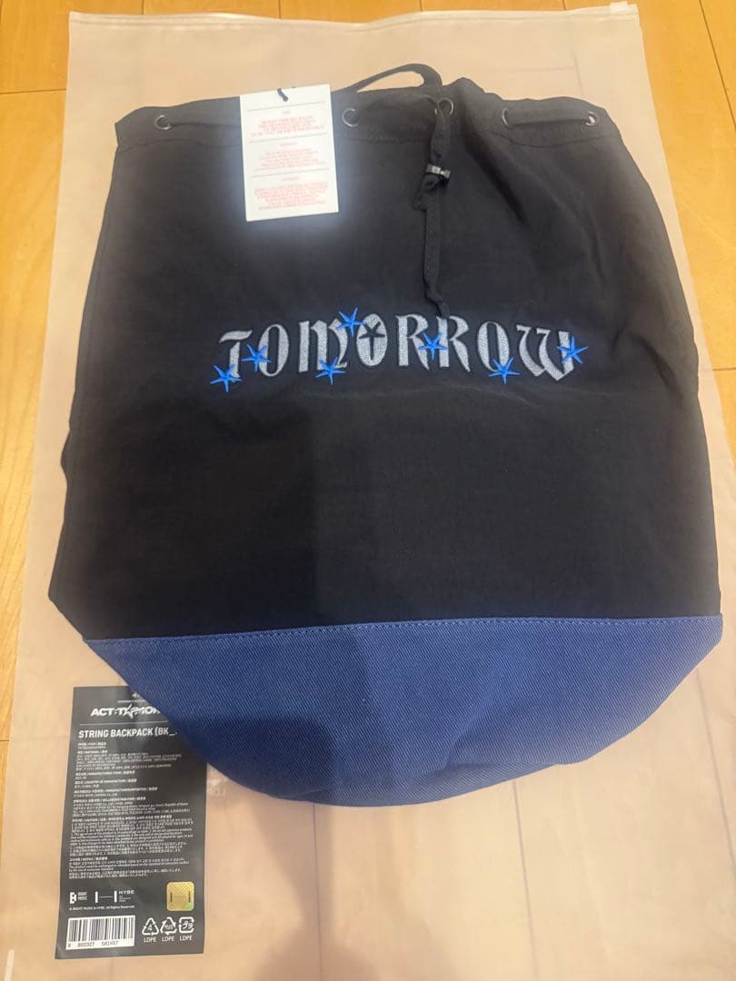 ACT : TOMORROW OFFICIAL MD ストリングバックパック