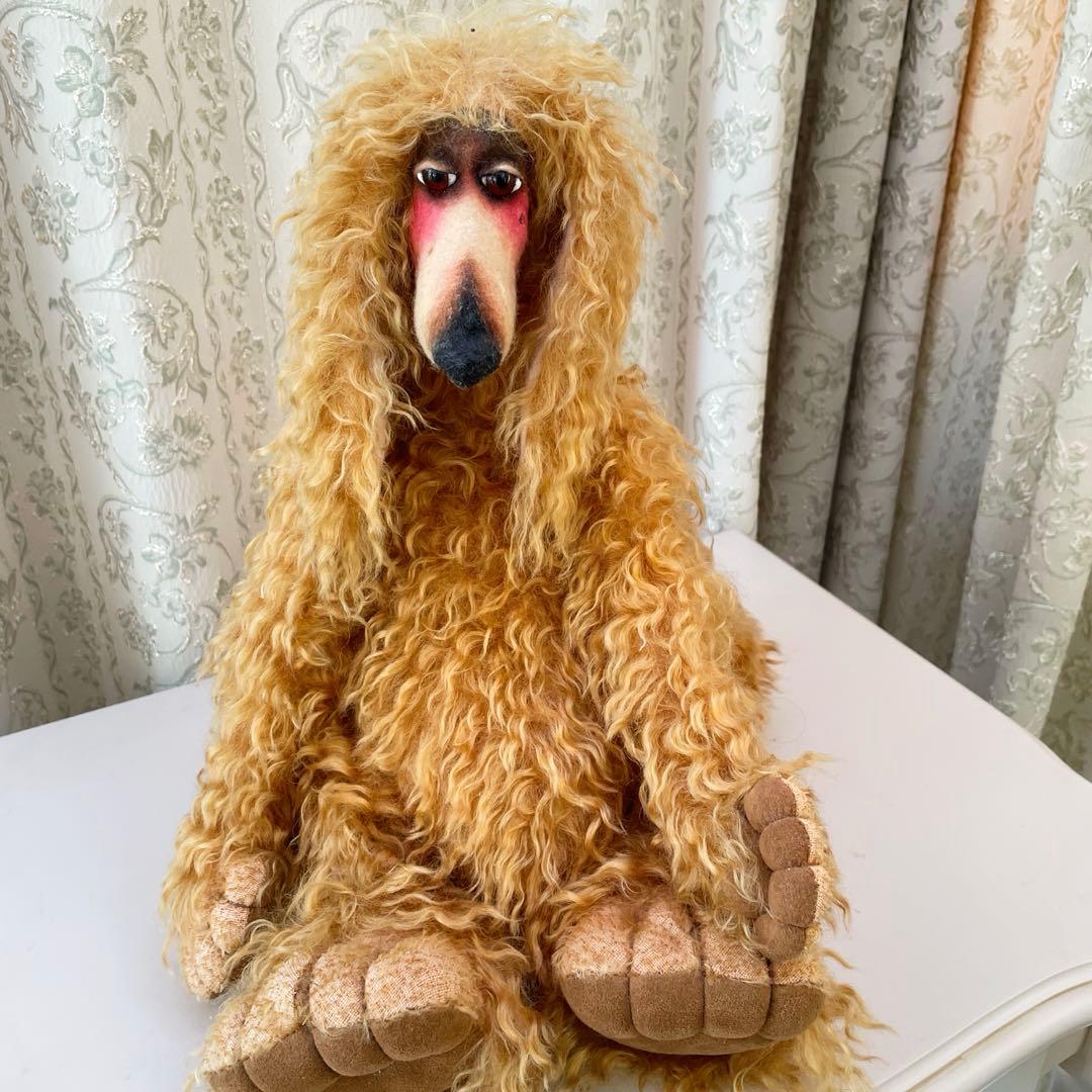 ジル バクスター　アフガンハウンド 作家　ぬいぐるみ　ロッキングチェア