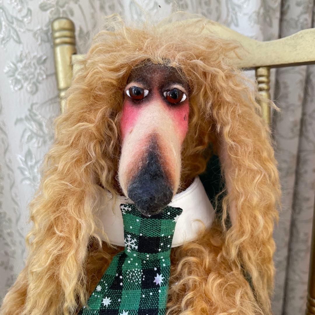 ジル バクスター　アフガンハウンド 作家　ぬいぐるみ　ロッキングチェア