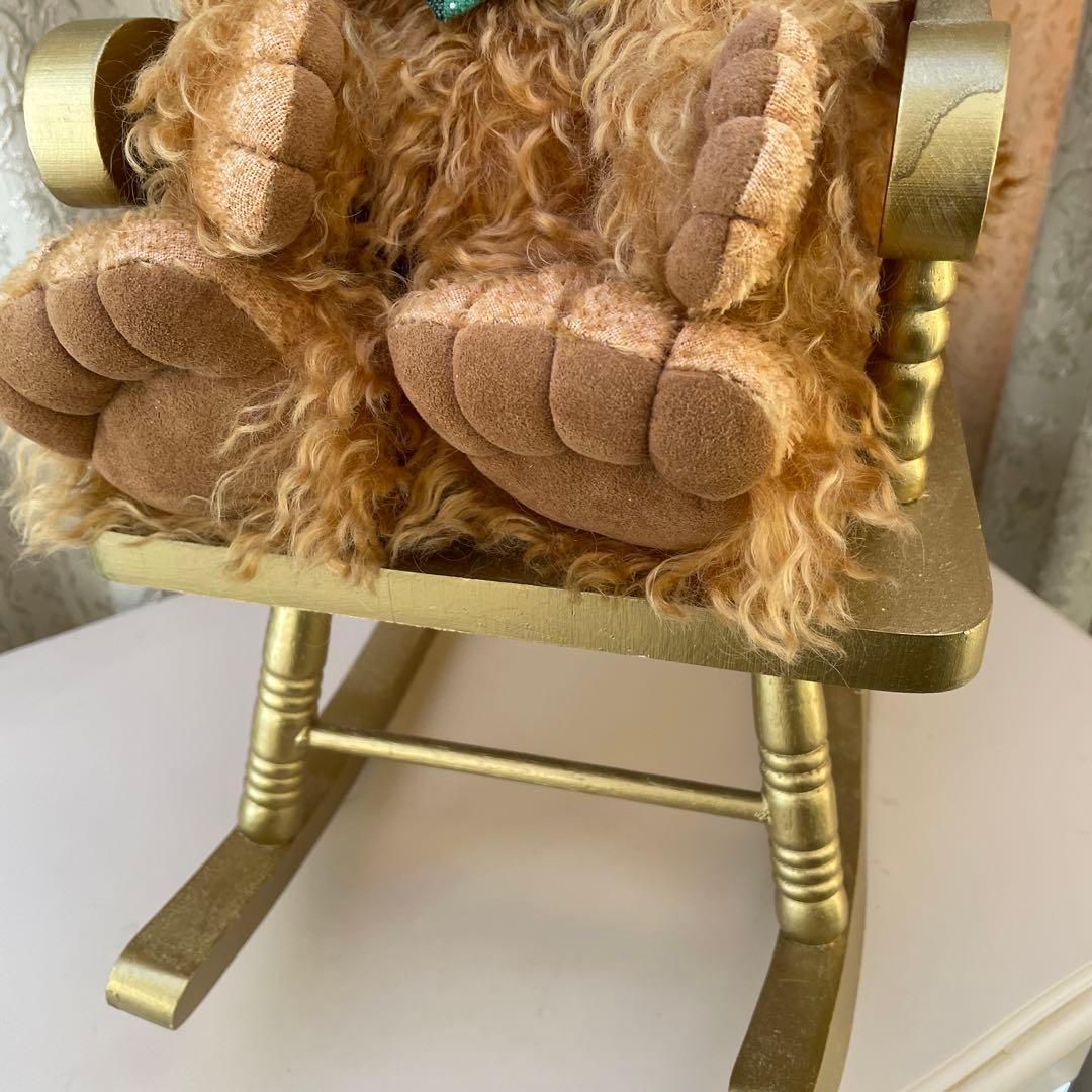 ジル バクスター　アフガンハウンド 作家　ぬいぐるみ　ロッキングチェア