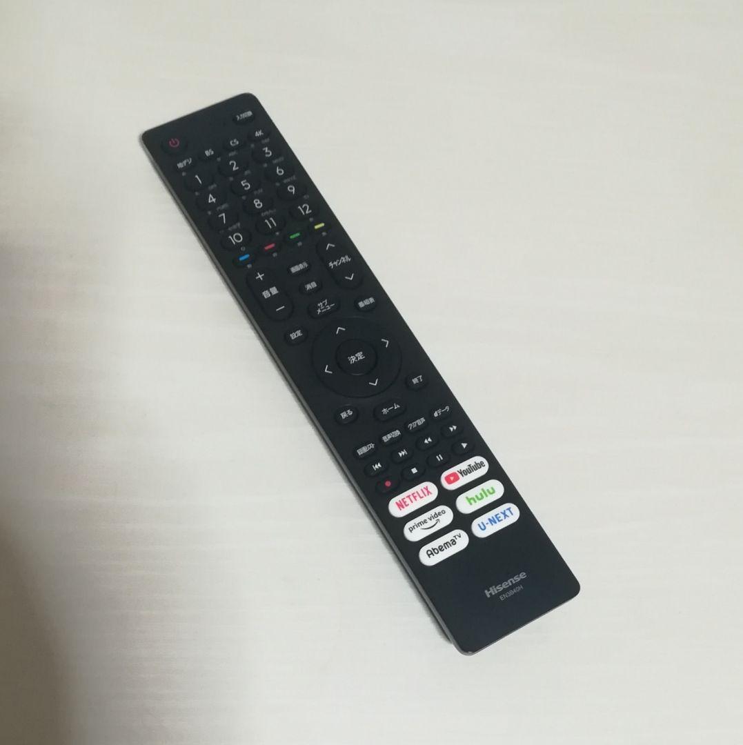 【美品／4Kチューナー内蔵／各種アプリ】2022年製　4K液晶テレビ