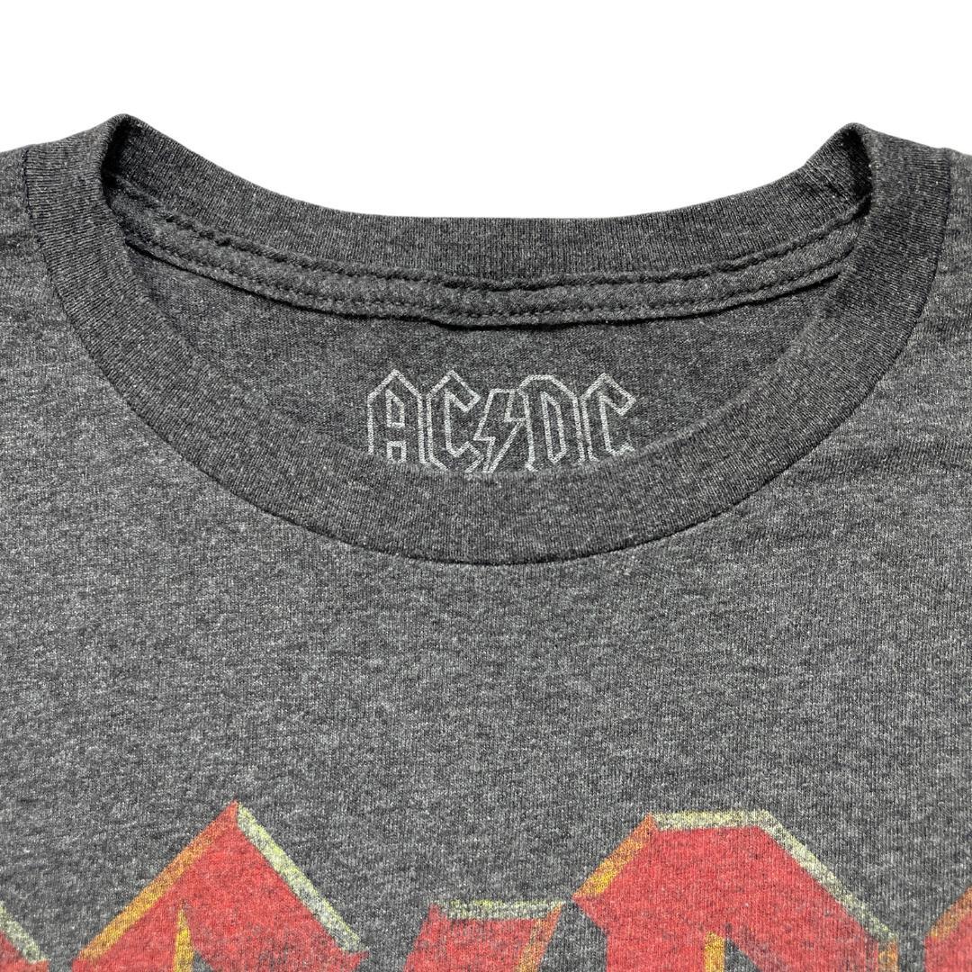 USA 古着 AC/DC ロゴプリント ロックTシャツ バンドTシャツ メンズM