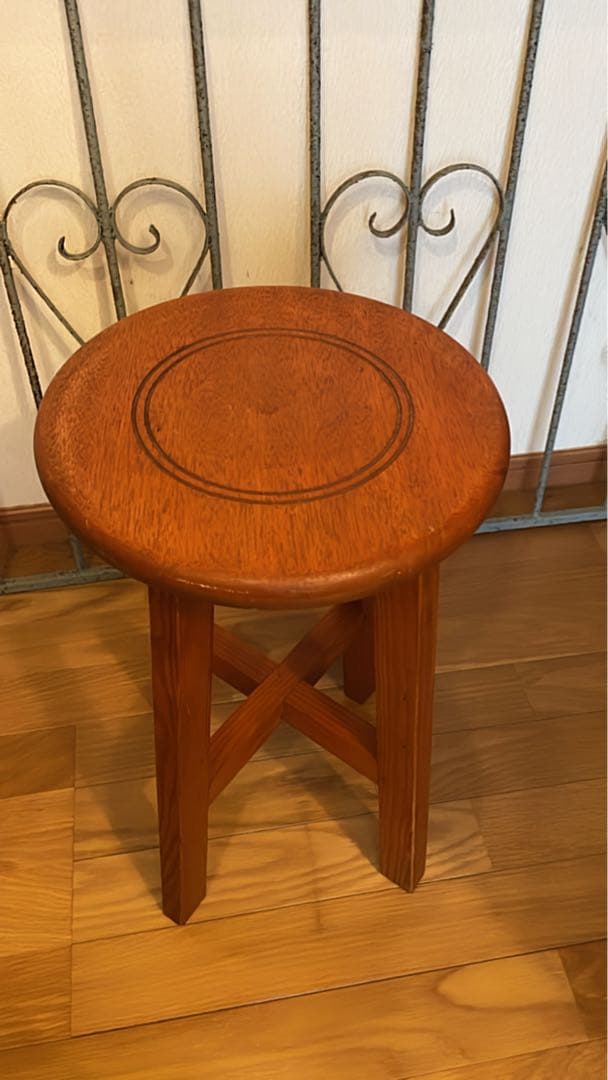 昭和 レトロ ヴィンテージ アンティーク スツール 丸椅子　古道具　蚤の市