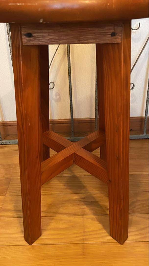 昭和 レトロ ヴィンテージ アンティーク スツール 丸椅子　古道具　蚤の市