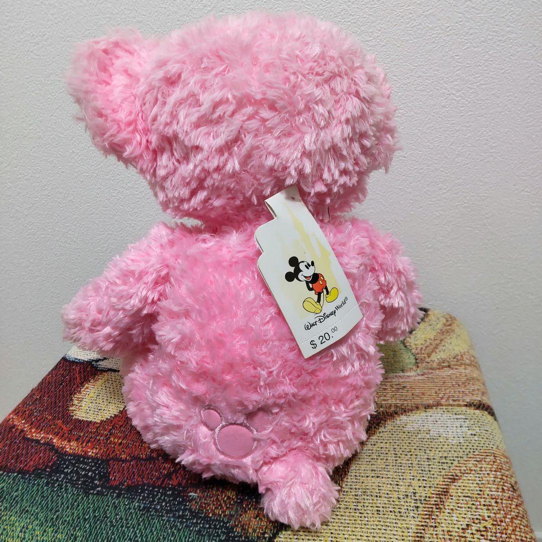 WDW　ディズニーベア　ダッフィー　ピンク　ぬいぐるみ