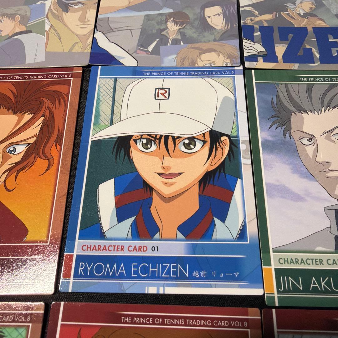 テニスの王子様 メモリアルカード 越前リョーマ　阿久津仁　乾&河村　六角等12枚