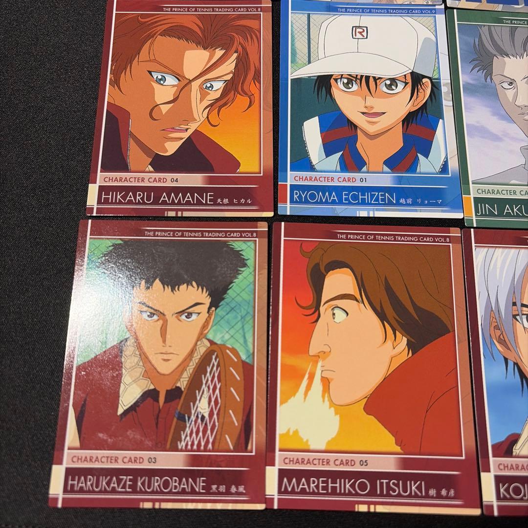 テニスの王子様 メモリアルカード 越前リョーマ　阿久津仁　乾&河村　六角等12枚