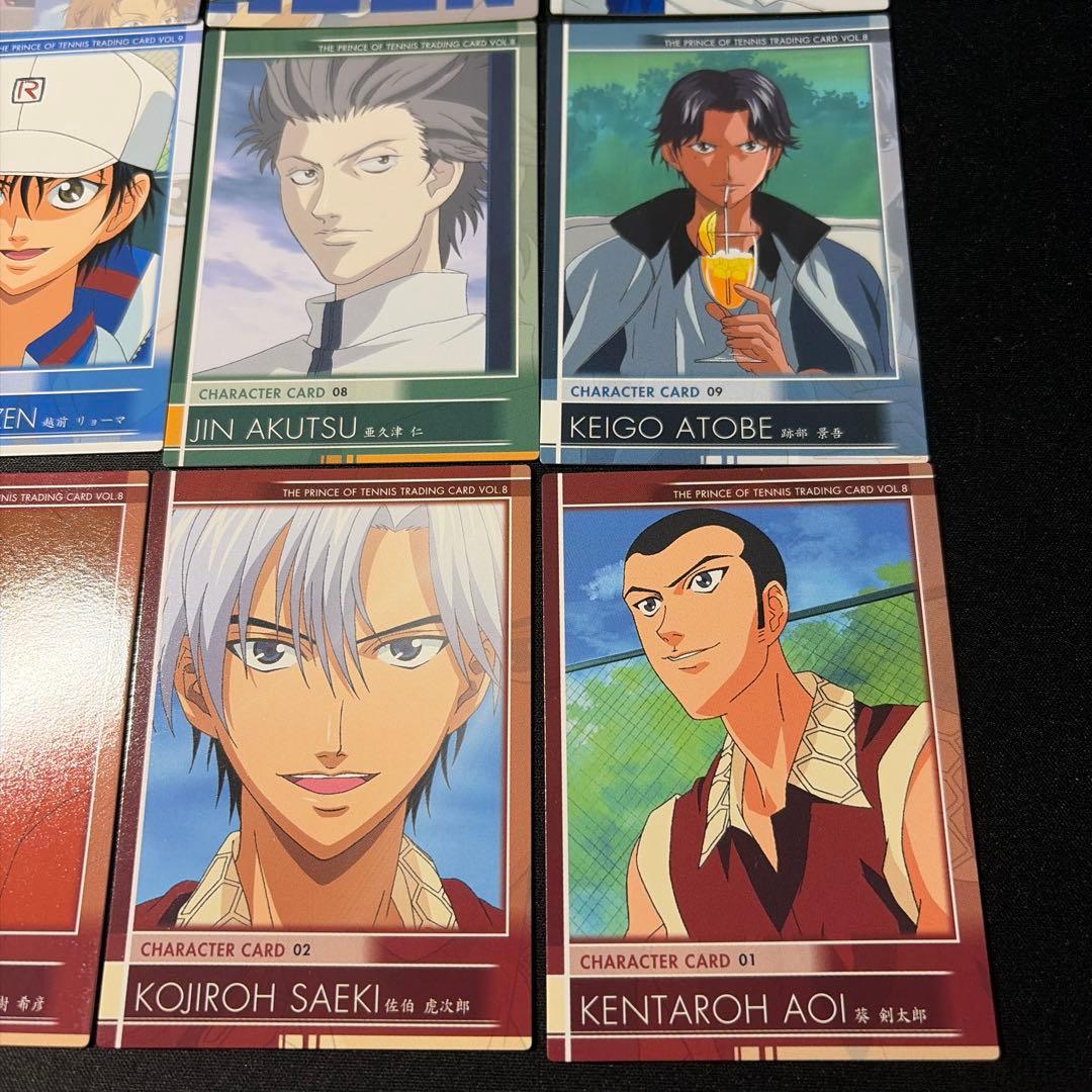 テニスの王子様 メモリアルカード 越前リョーマ　阿久津仁　乾&河村　六角等12枚