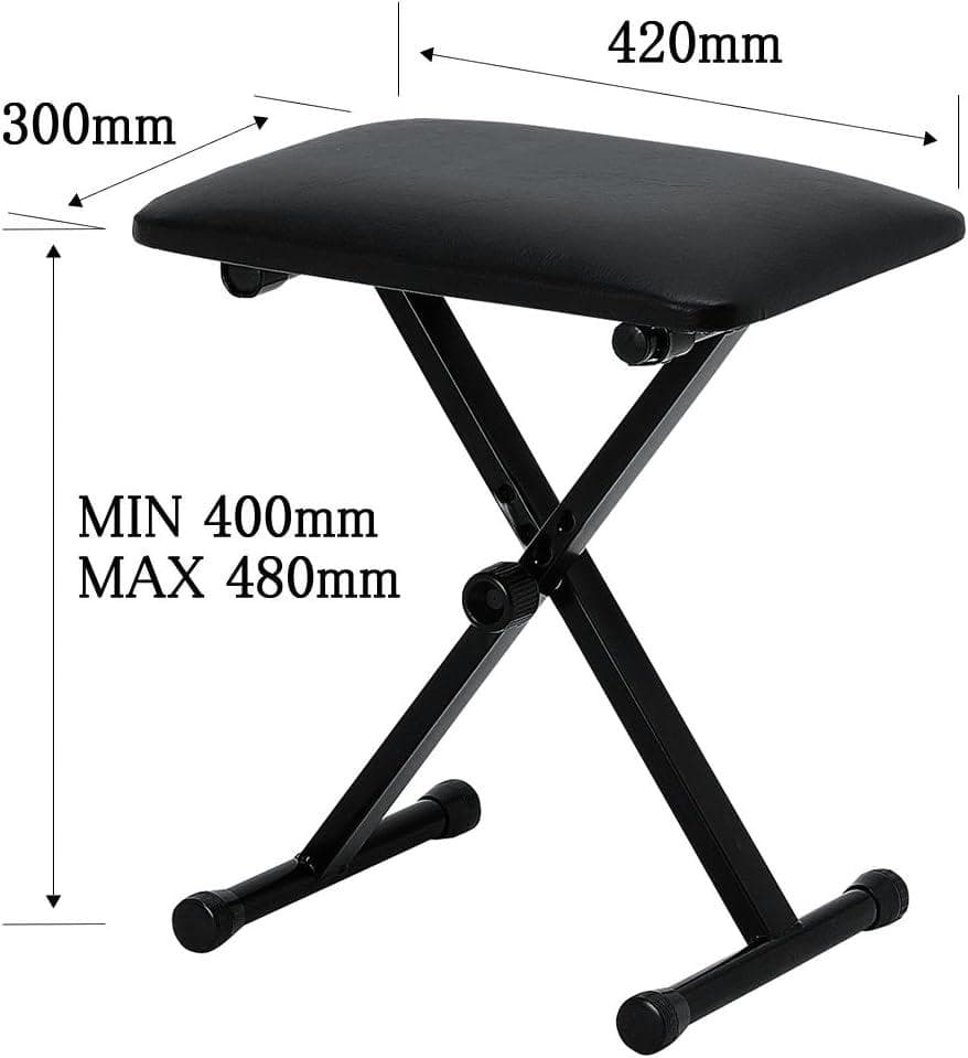 KC キーボードスタンド KS-9000 & ピアノ椅子 KB-4400/BK