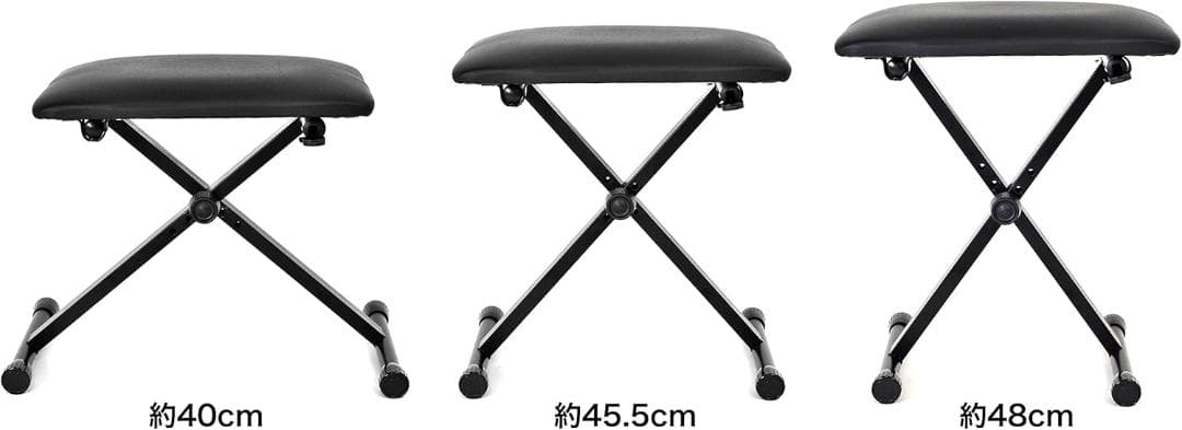 KC キーボードスタンド KS-9000 & ピアノ椅子 KB-4400/BK