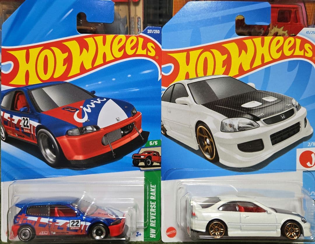 hotwheels CIVIC10台セット