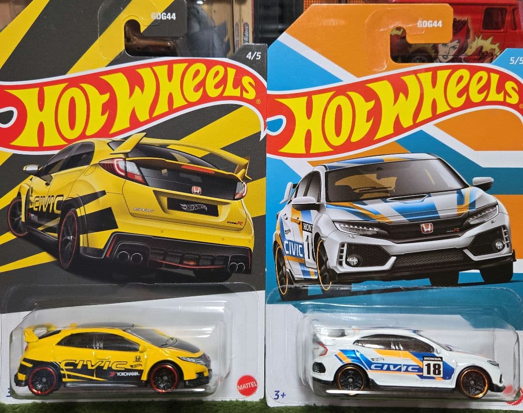 hotwheels CIVIC10台セット