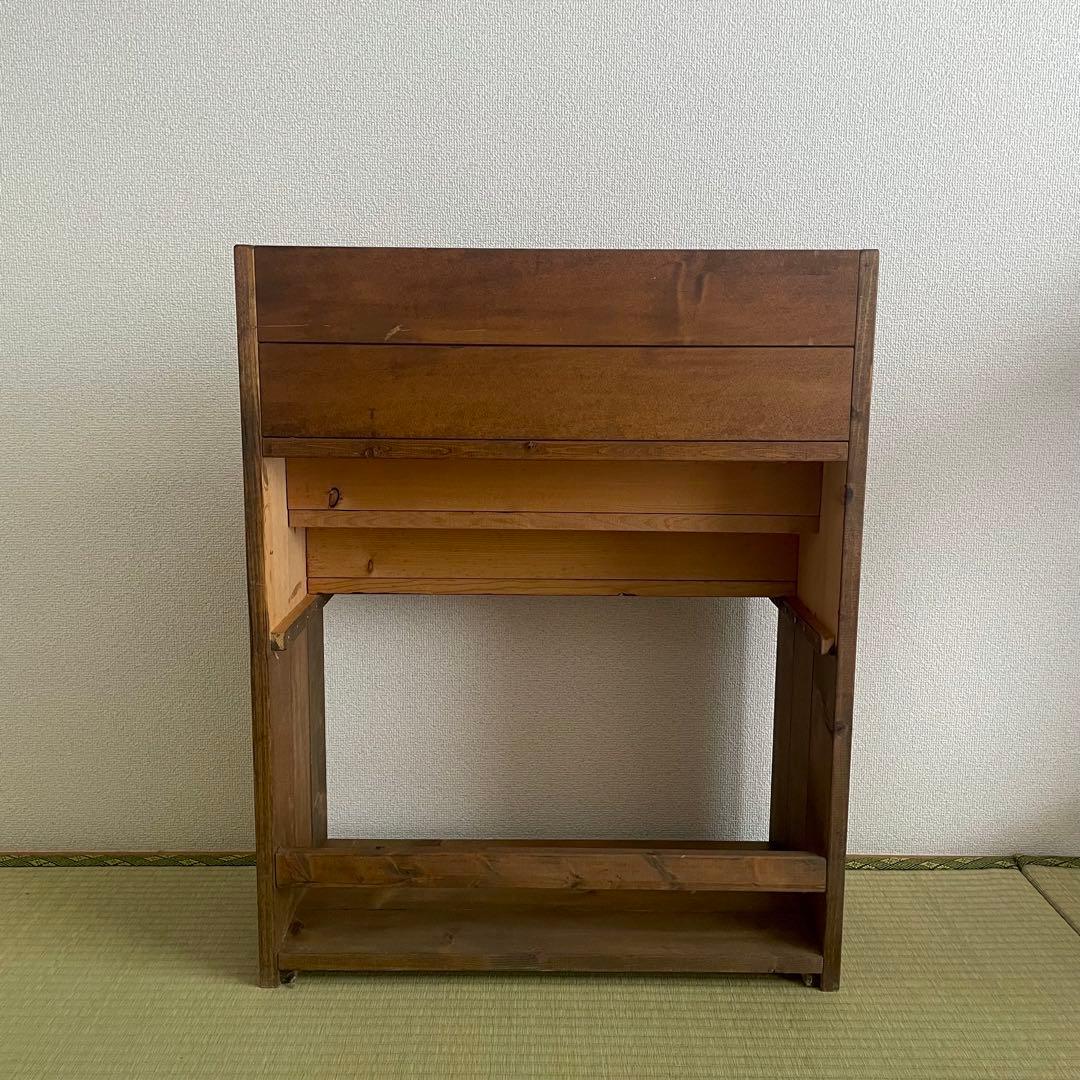 週末SALE ★木製　ブックシェルフ　絵本棚　ハンドメイド ウォルナット