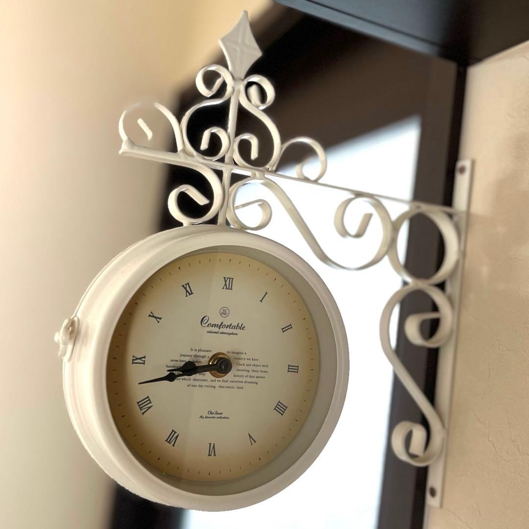 SPICE/スパイス 壁掛け OLD STREET ボスサイドクロック ホワイト