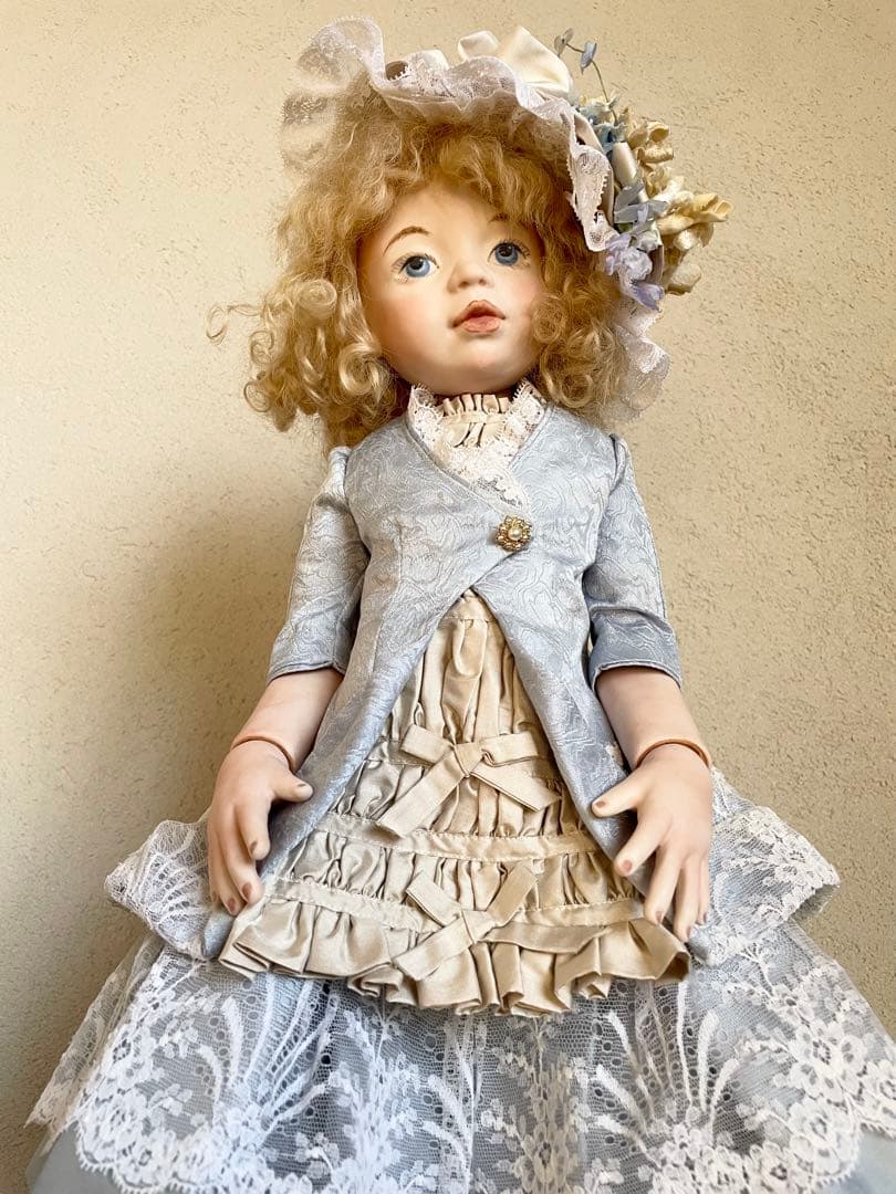 ビスクドール ハンドメイド 創作人形 アンティークドール テディベア ビクトリア
