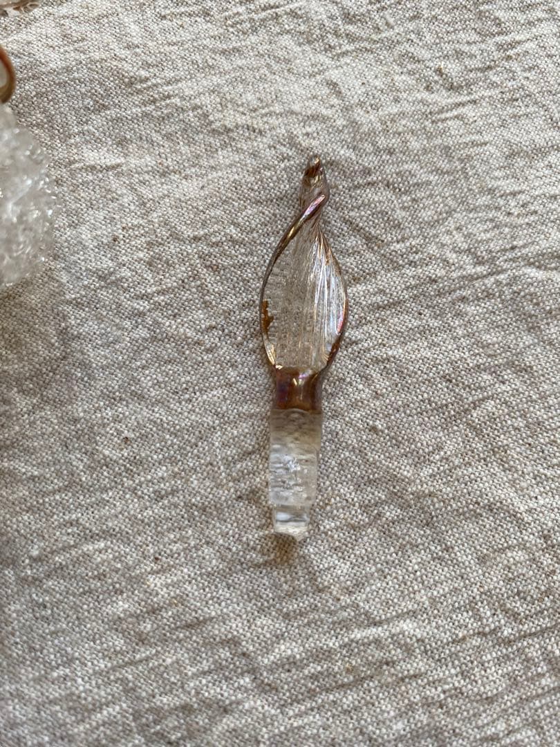 香水瓶　エジプト土産　パフューム　ガラス細工　アンティーク　一輪挿し